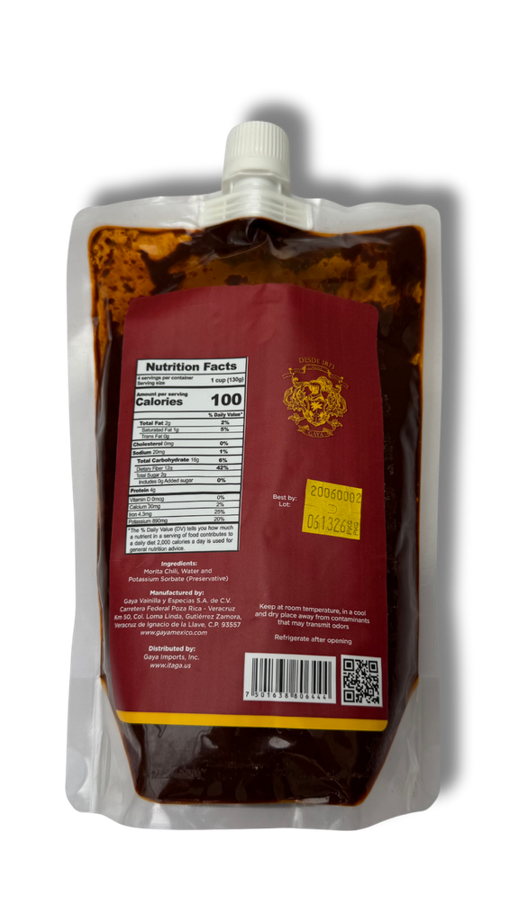 Pasta de Chile Morita de 500 g