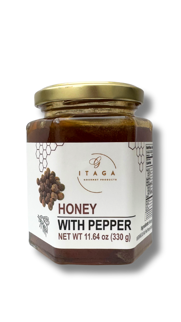 Pure Honey with Pepper 330 gr